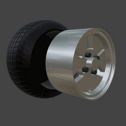 Advan YH wheels 1/64 JDM 3d model