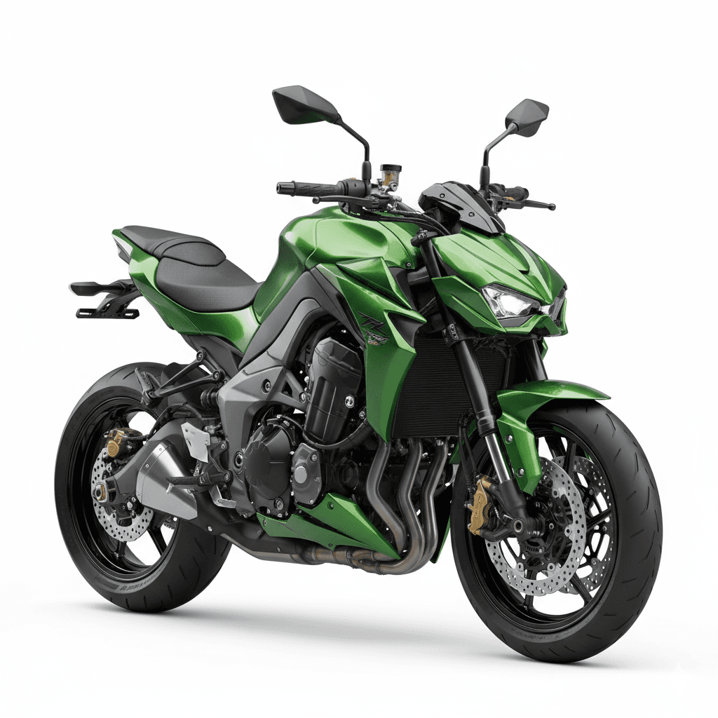 Motorcycle : Kawasaki Z1000 Street Fighter Motorcycle 3d model