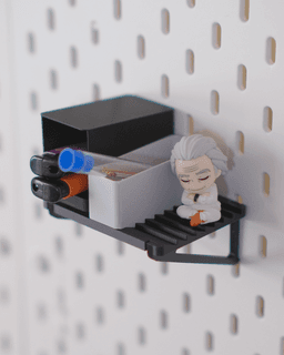 IKEA SKADIS Sliding Shelf with Organizer (Small) 3d model