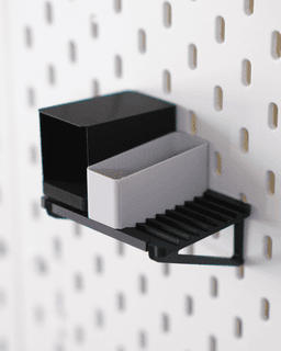 IKEA SKADIS Sliding Shelf with Organizer (Small) 3d model