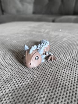 Articulated Baby Rock Dragon 3d model