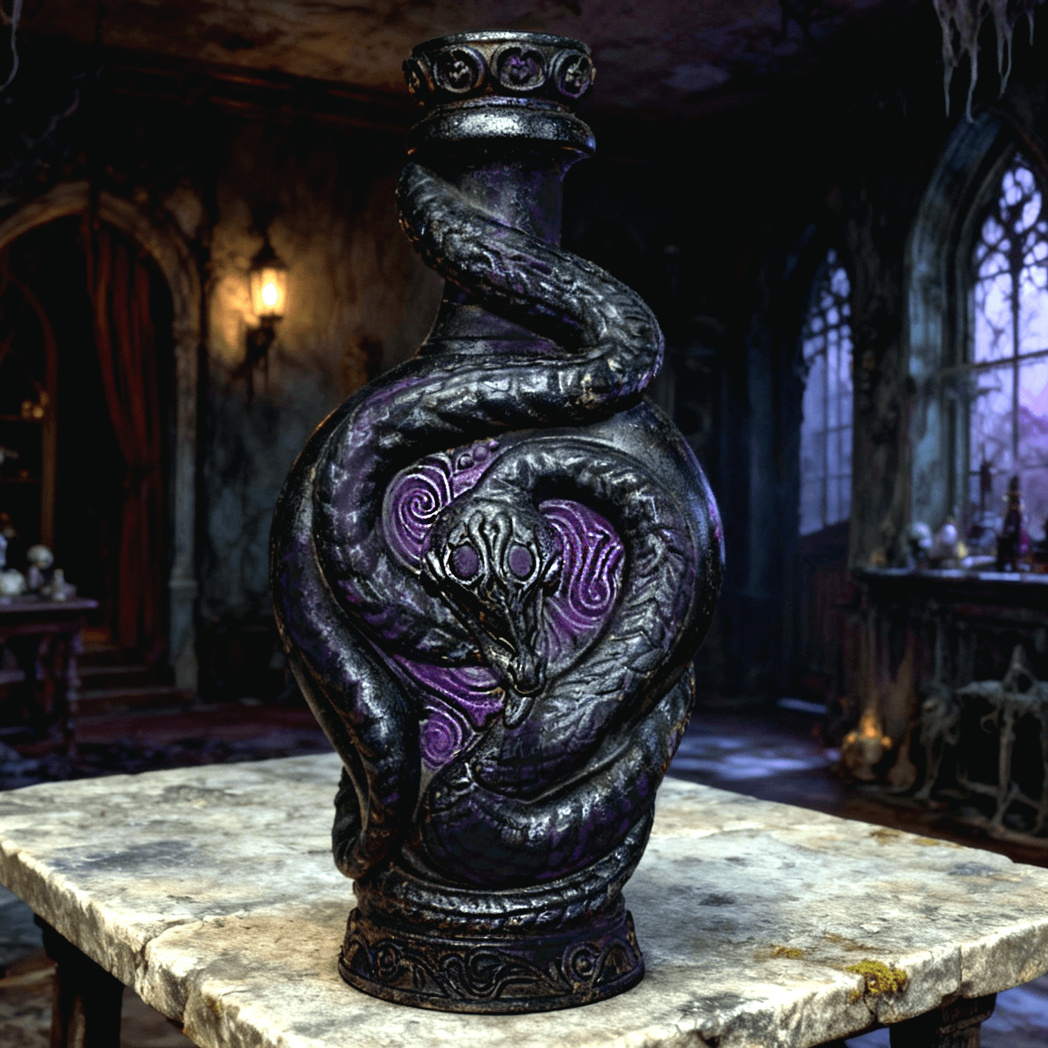 Serpent Bottle 3d model