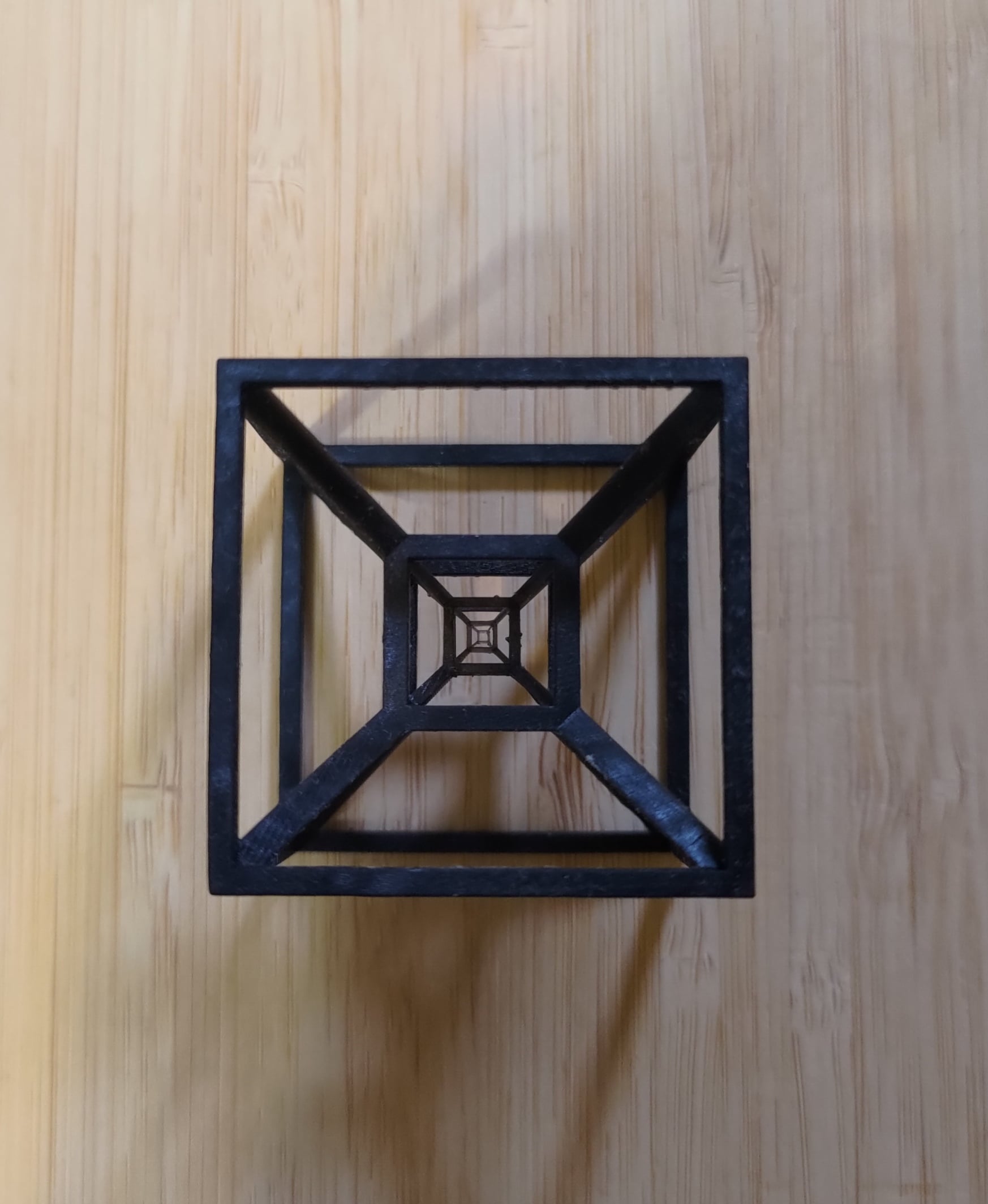4D cube, Tesseract cube and endless cube 3d model