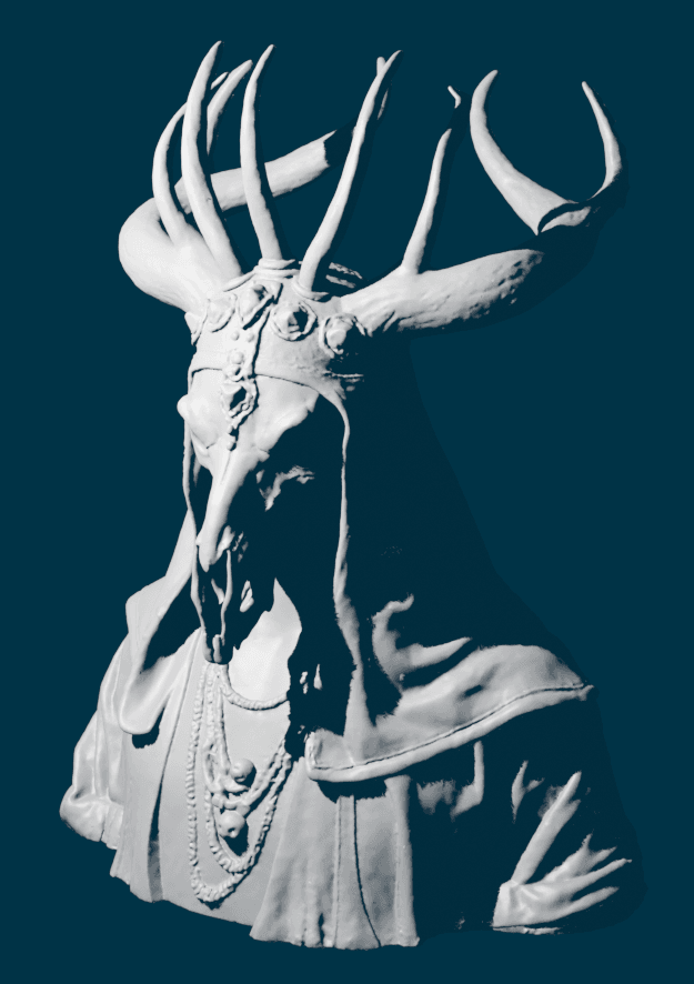 Crowned Demon 3d model