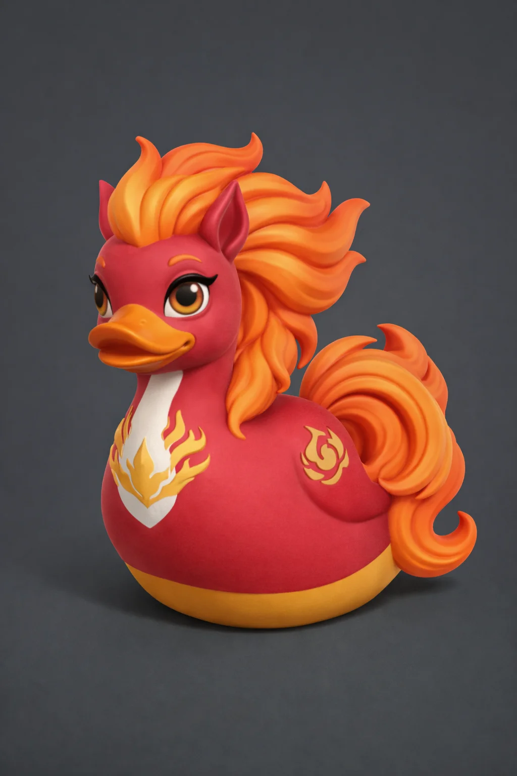 Blazing Spirit Duck – Collectible Duck 3d model
