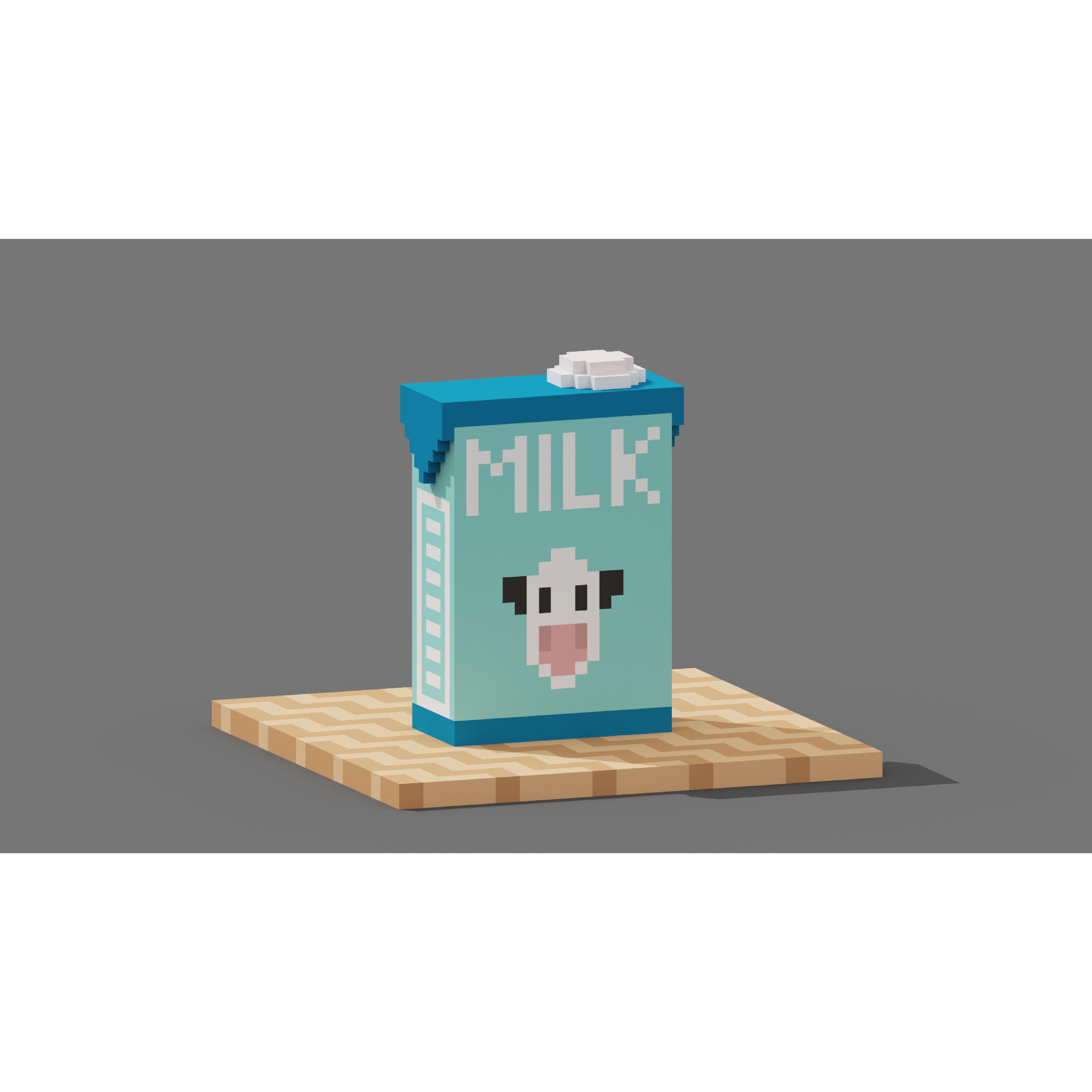 Milk.obj 3d model