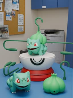 Bulbasaur Pokemon Hanger 3d model