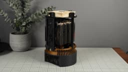 Minimalistic ITX PC case for onboard graphics 3d model
