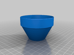 Three Inch Nursery Planter 3d model