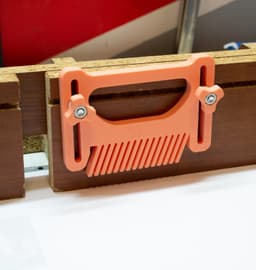 Featherboard With Knobs 3d model