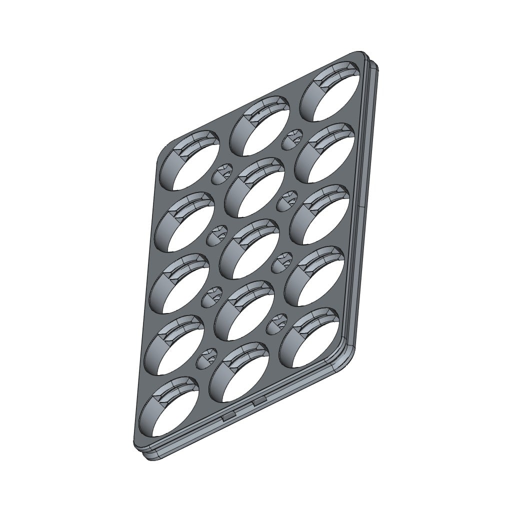 D-LOCK_PANEL.3X5-BLANK 3d model