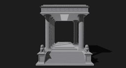 Olympus Podium - Premium 1/64 Scale LED Display Stand & Diorama Showcase 3d model