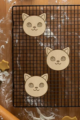 Cat Cookie Cutter, Biscuit Cutter 3d model