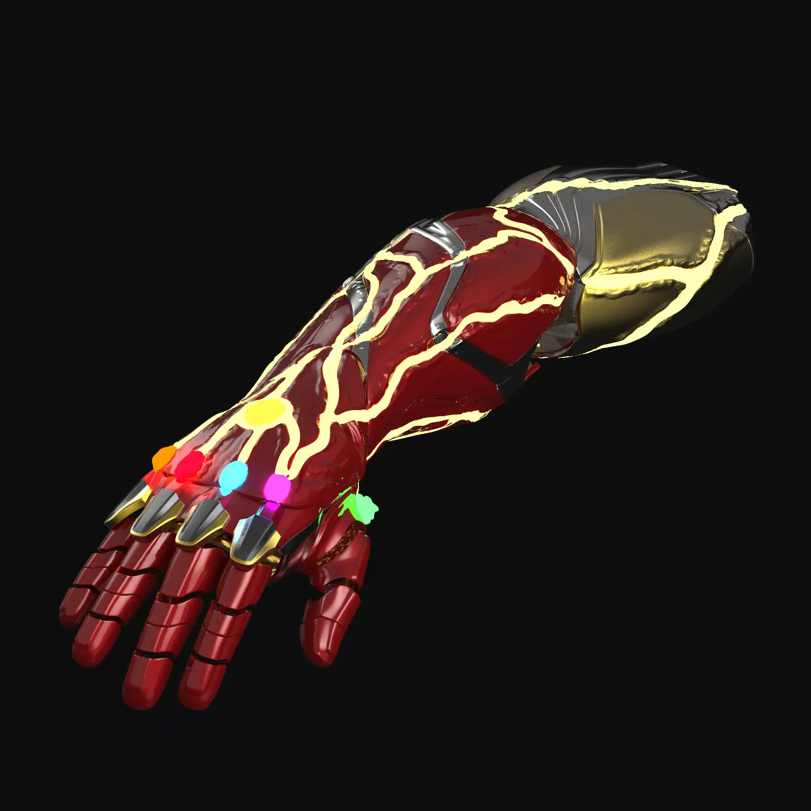 Iron Man Infinity Gauntlet 3d model