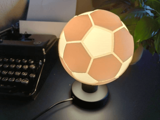 Football/Soccer Desk Lamp 3d model