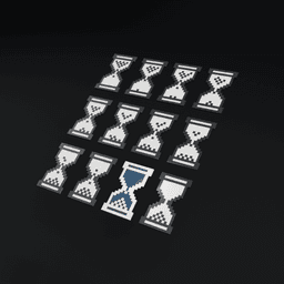 Yet another hourglass magnet 3d model