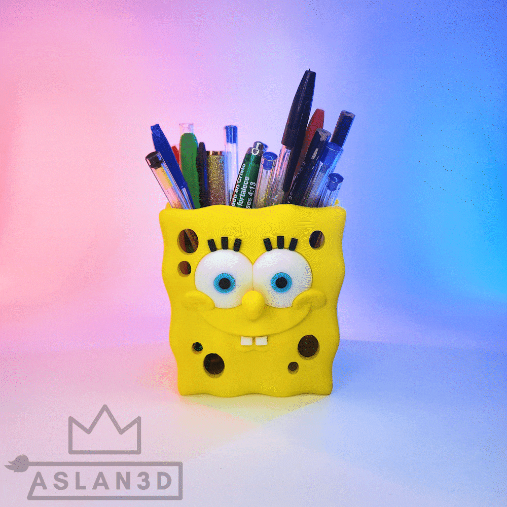 SpongeBob Organizer - By Colors 3d model