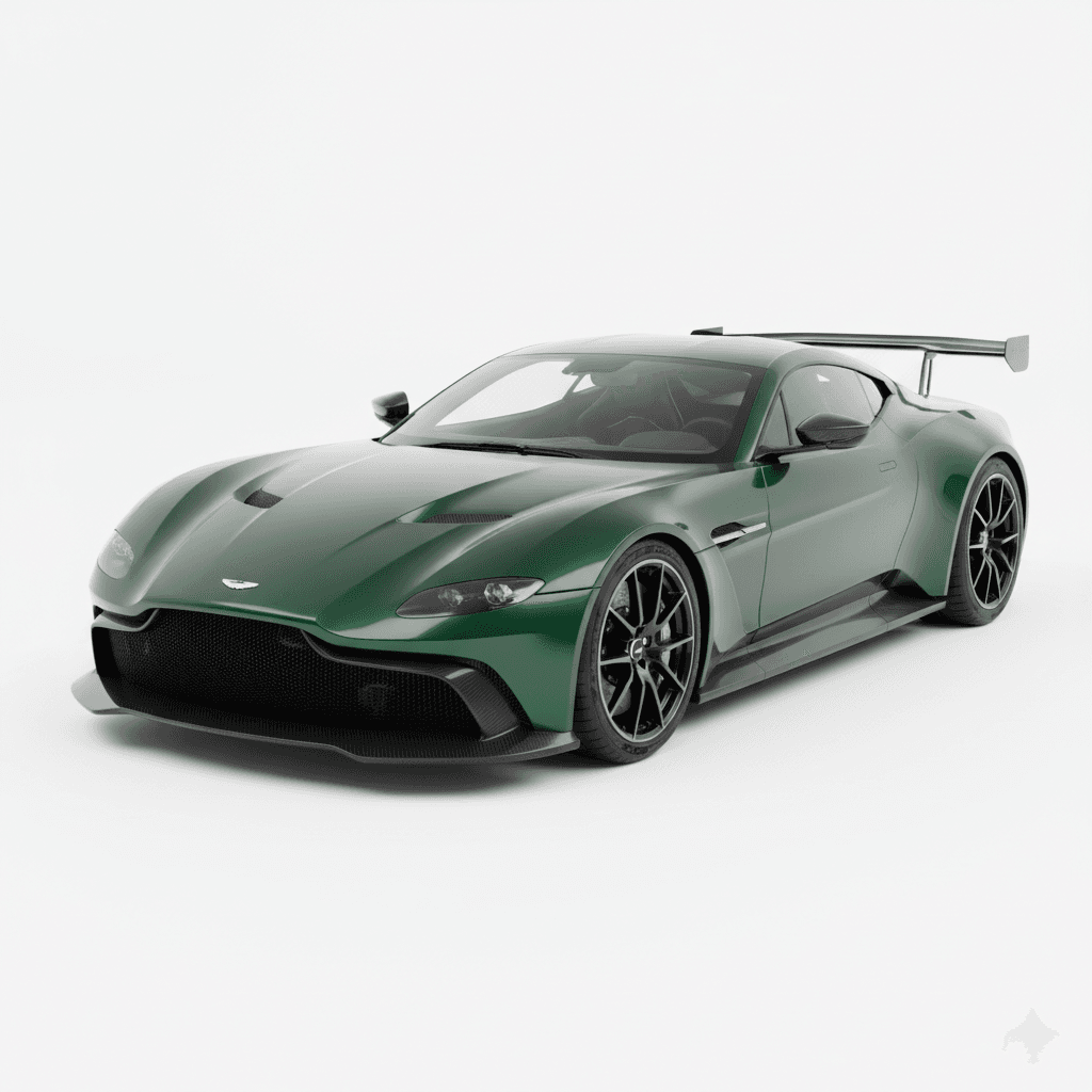 Car : Aston Martin Vulcan Track Hypercar Supercar 3d model