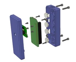 Pi Zero W Camera Case 3d model