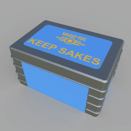 Vault‑Tec “Keep Sakes” Personal Effects Box 3d model