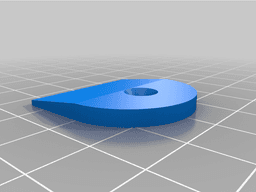 Virtual Pinball Cabinet Monitor Bar Centering Wedge 3d model