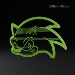 Sonic Cookie Cutter set 3d model