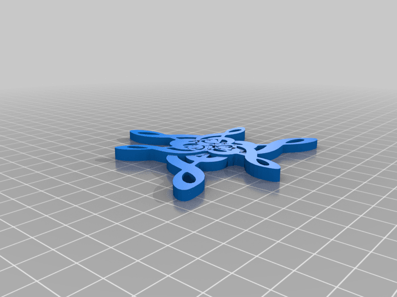 violin pedndant 3d model