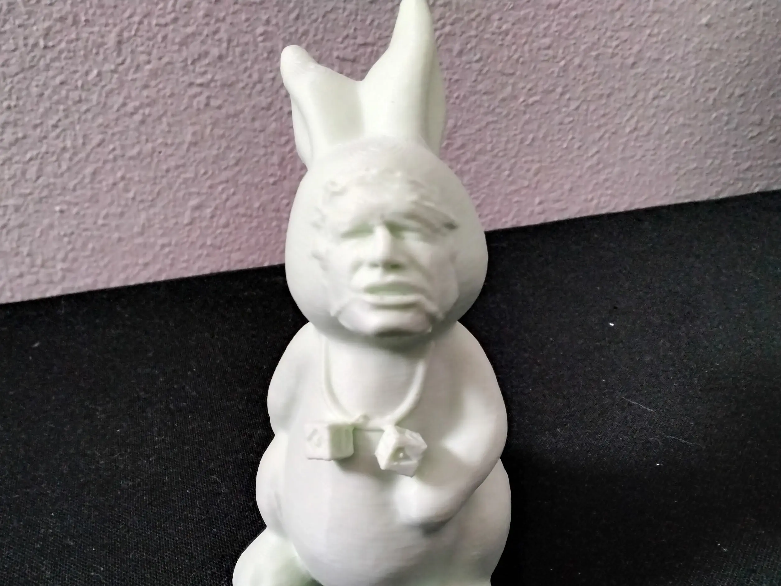 Easter Han Carbonite bunny with Dice 3d model