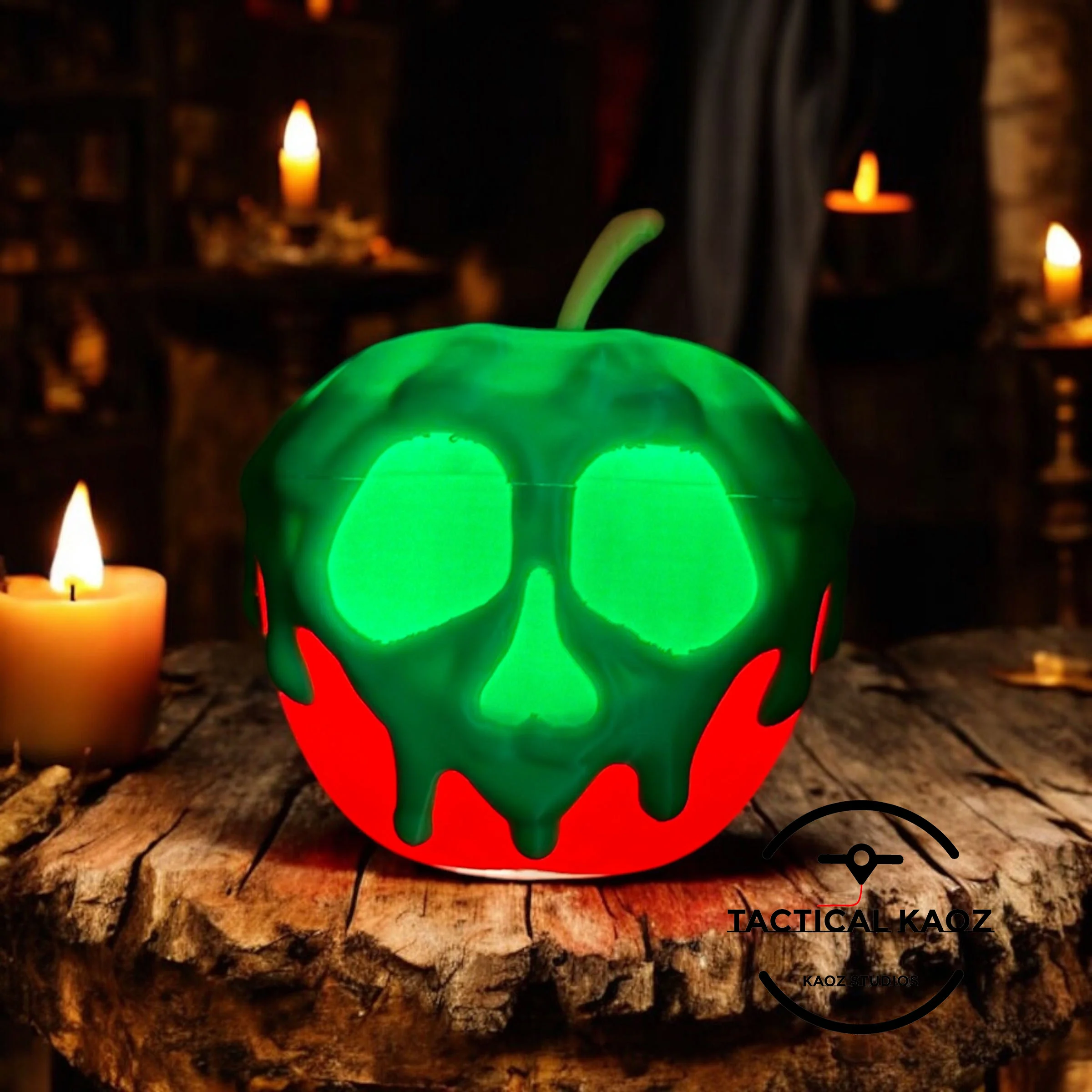 Enchanted Poison Apple Tealight Holder 3d model