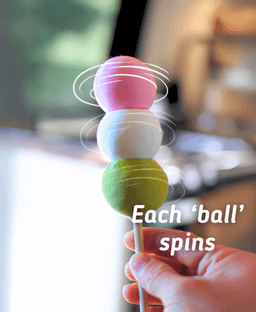 Dango Spinner - Ludo toy - Fidget toy 3d model