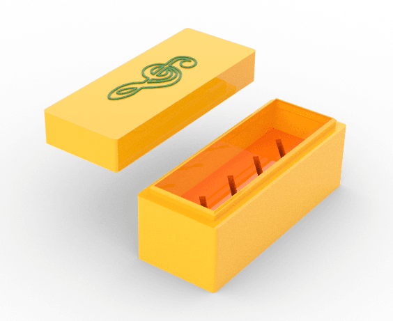 Reed box #JuneTunes 3d model