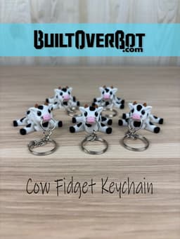 Cow Fidget Keychain 3d model