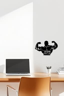 Body Builder Wall Art, Wall Decor, Home Decor 3d model