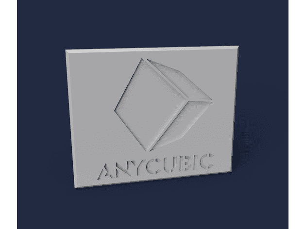 Hot End Decorative Plate for Anycubic Mega, Mega s, and others  3d model