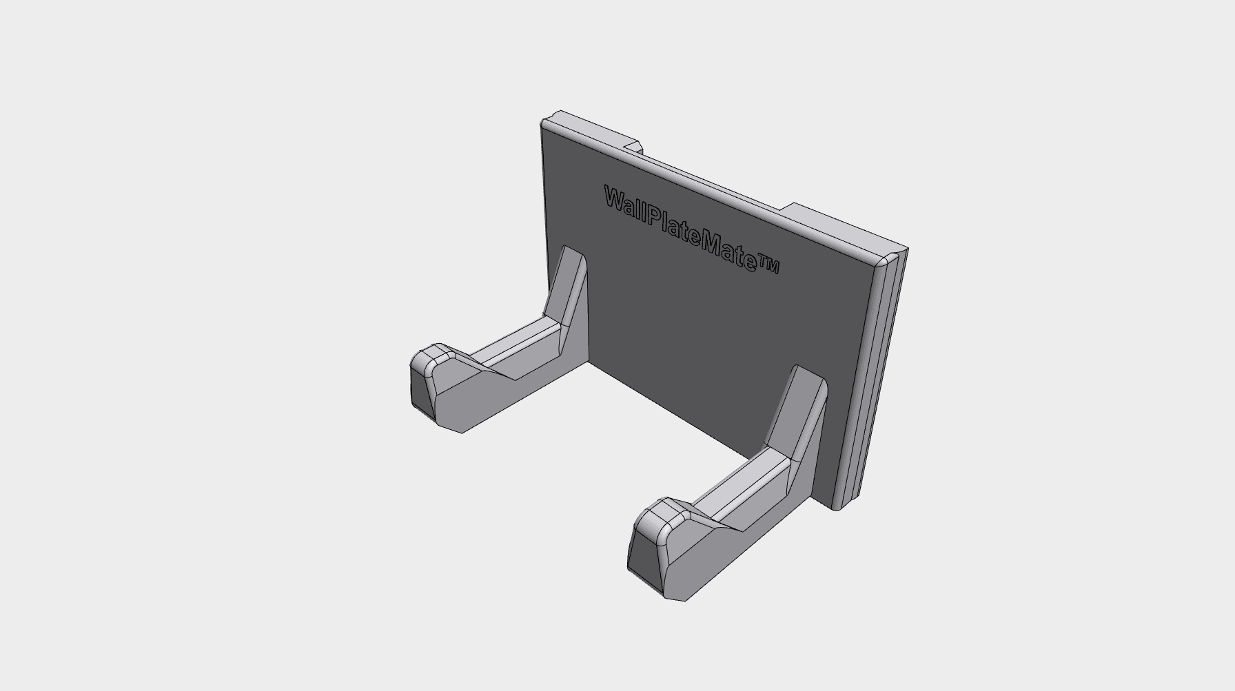 CH2 - Large Double Coat Hook 3d model