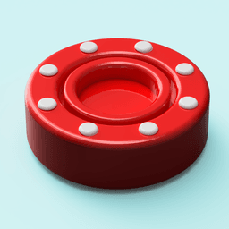 Inline Hockey Puck 3d model