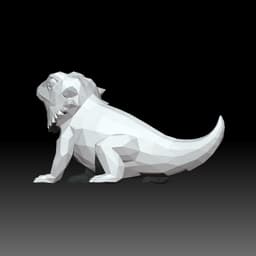 Bearded Dragon 3d model