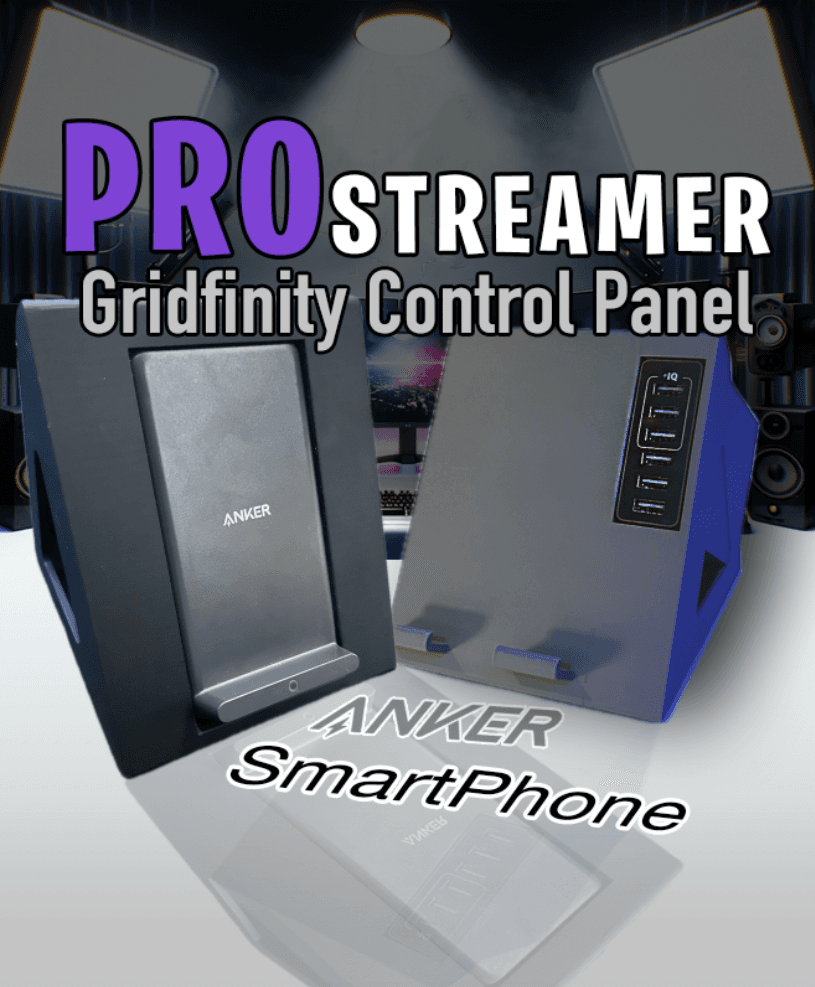 Pro Streamer - Phones + Charging Control Panels 3d model
