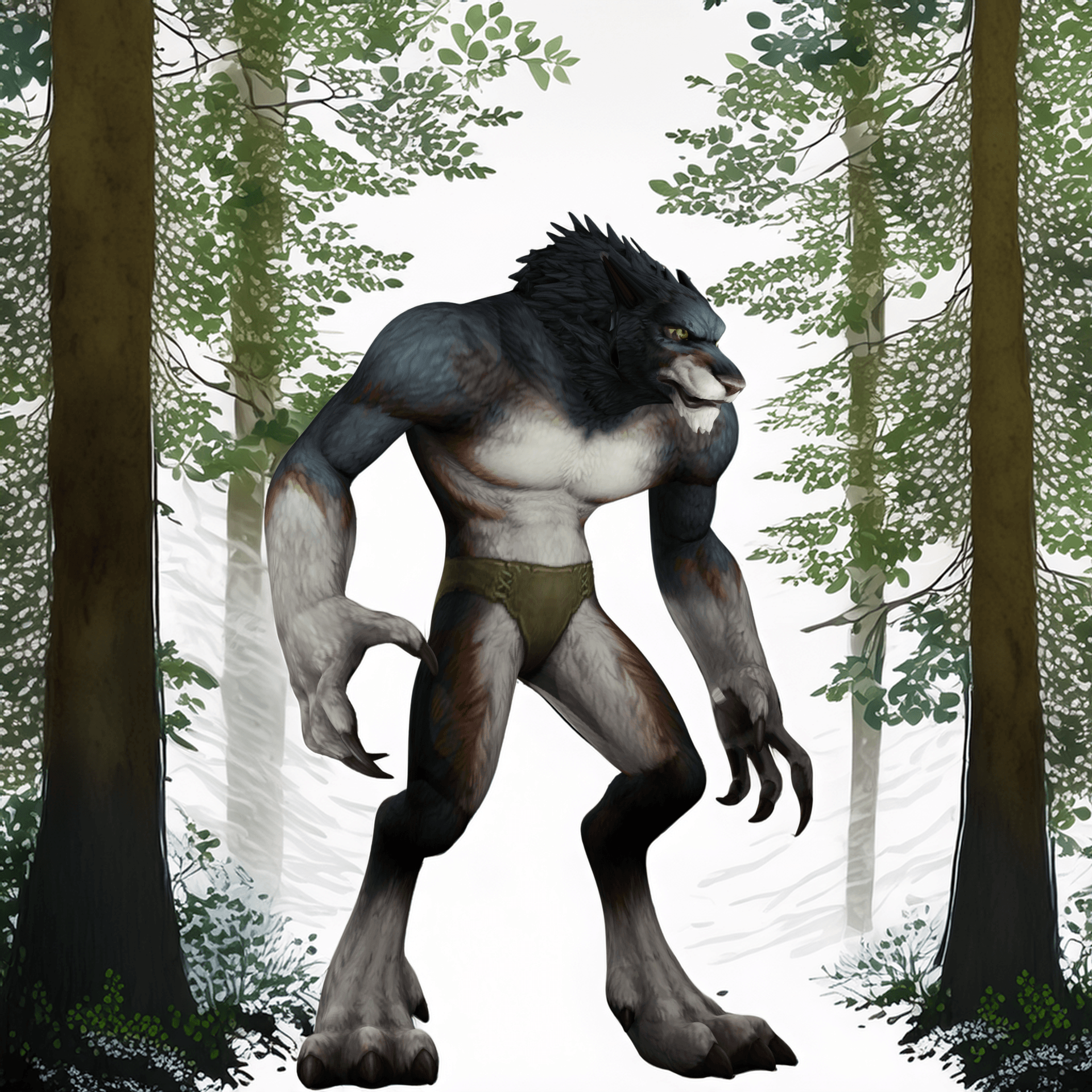 Werewolf 3d model
