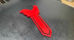 Rooster Bookmark 3d model