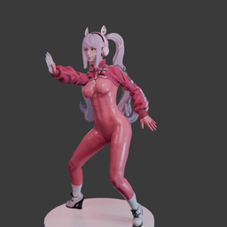 K Pop Girl v2 3d model