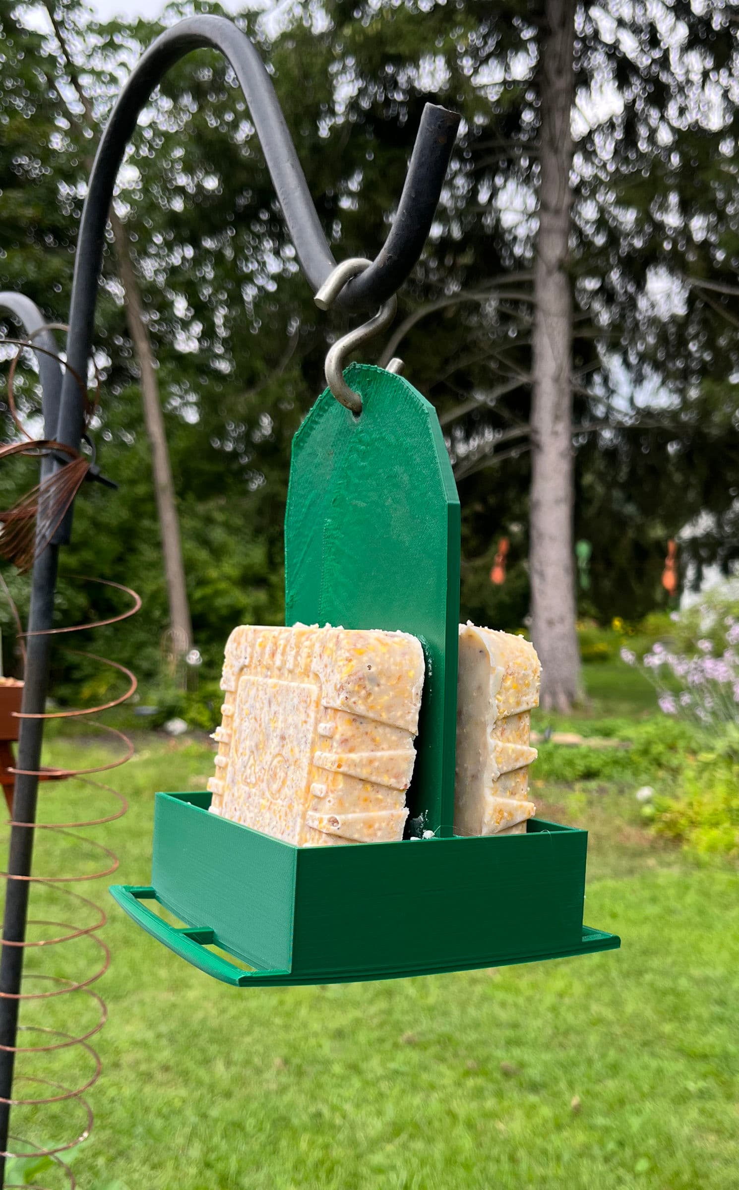 Dual suet feeder 3d model