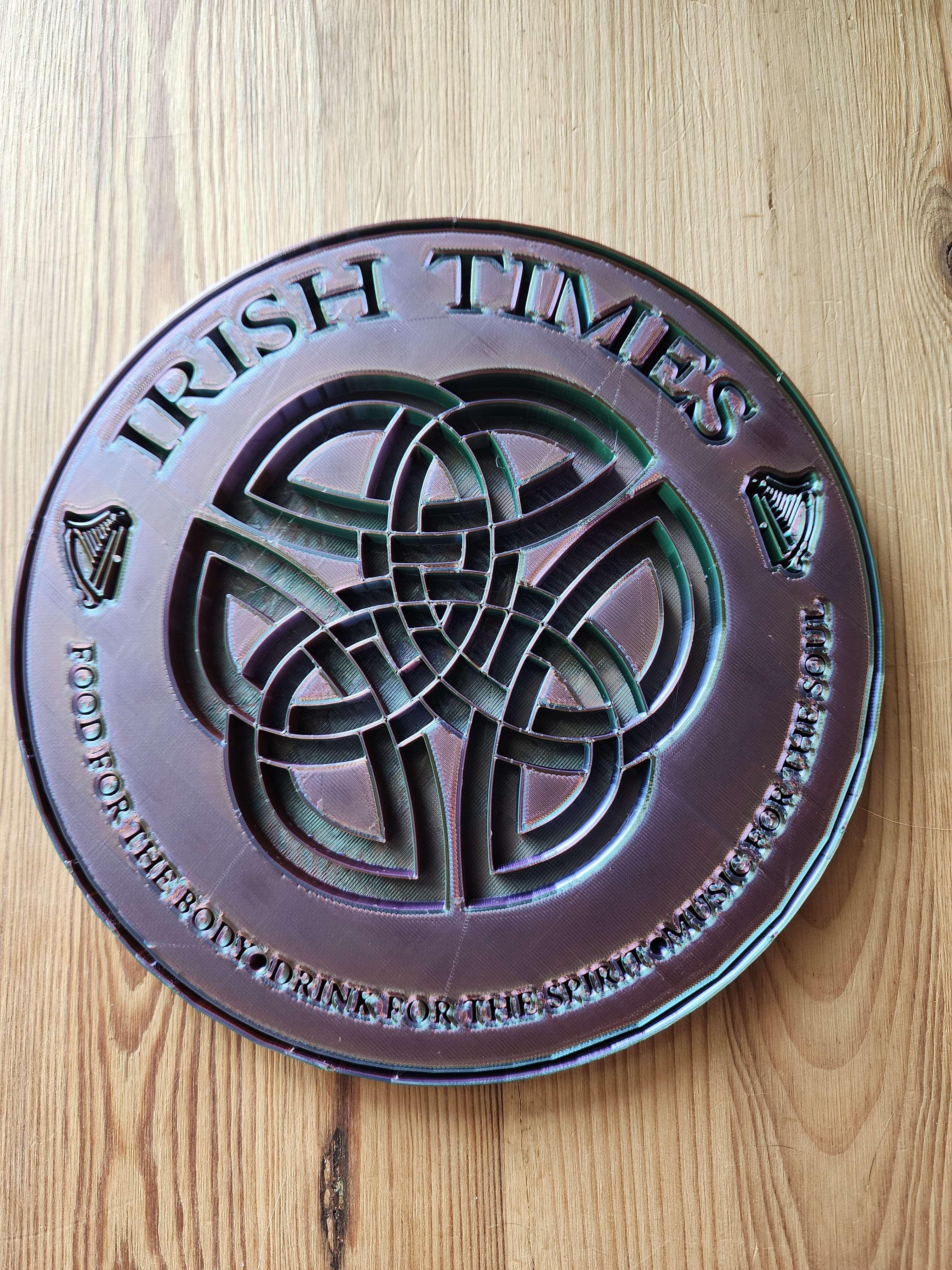 Irish times .stl 3d model