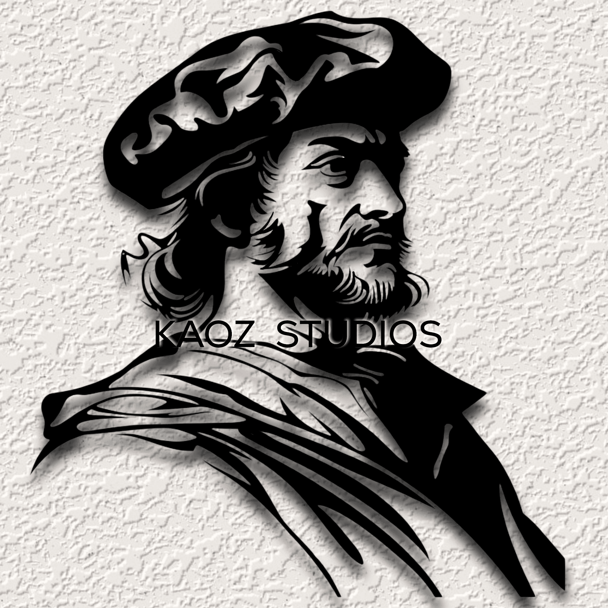 di vinci style wall art portrait wall decor renaissance era decoration 3d model