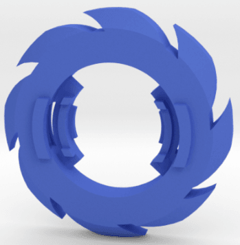BEYBLADE METAL SONIC | SONIC THE HEDGEHOG SERIES 3d model