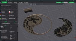 Yin Yang 3d model