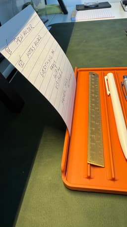 Pen and Notes holder 3d model