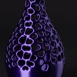 Voronoi Decoration Vase, Dried Flower Vase 3d model