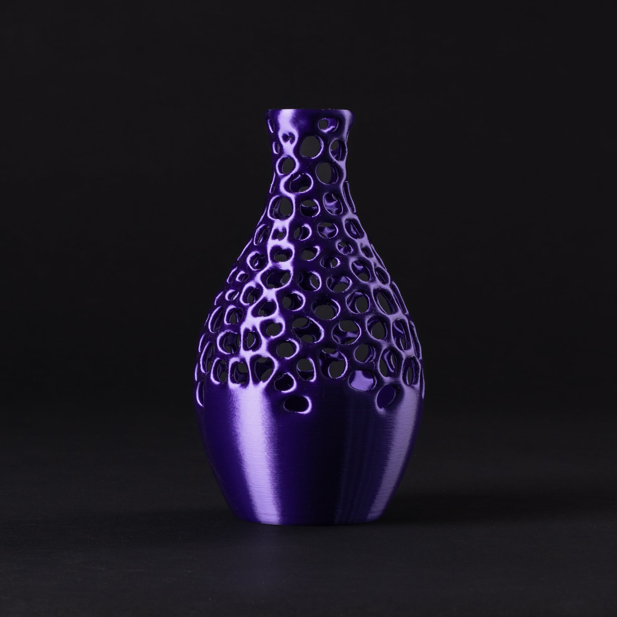 Voronoi Decoration Vase, Dried Flower Vase 3d model