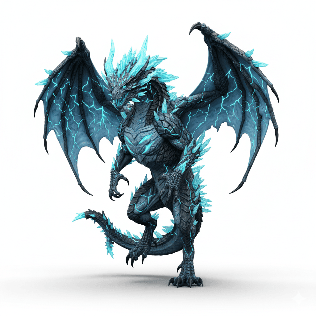 Fantasy Creature : Storm Dragon Fantasy Monster Beast 3d model
